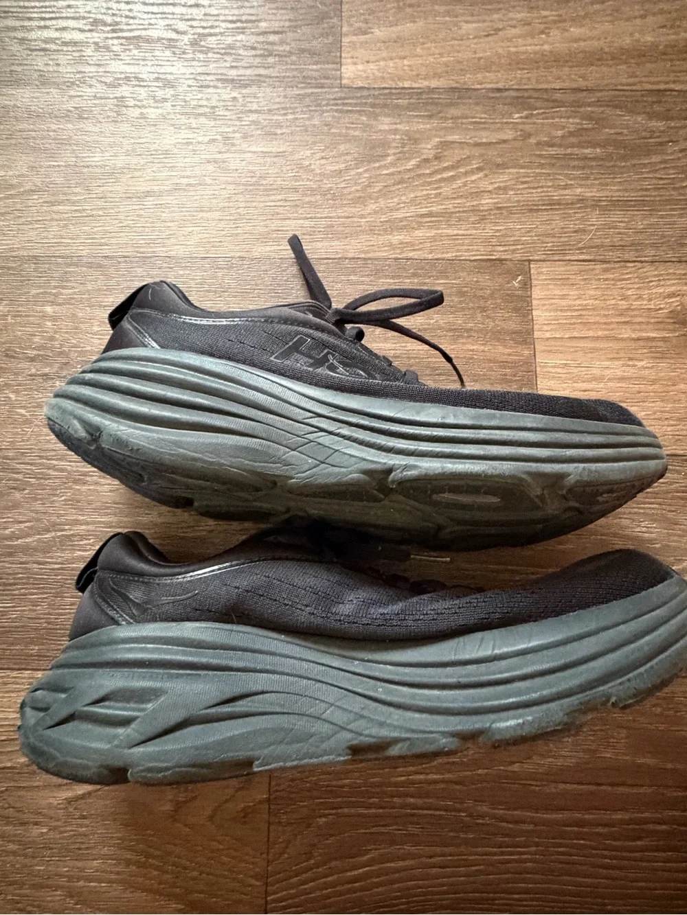 Hoka Bondi 8 Running Shoe Triple Black Size 10.5